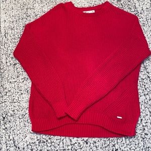 ⭐️Red Hollister sweater⭐️